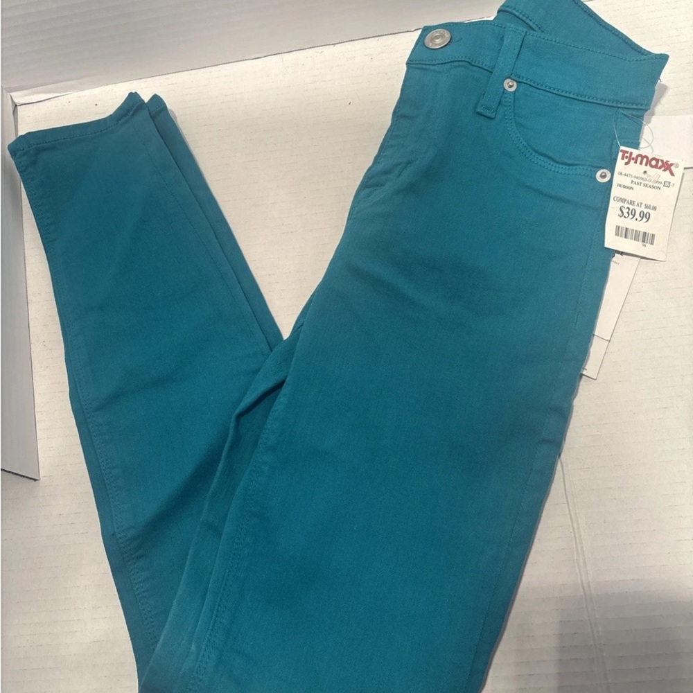 Hudson Jeans Women's Teal Skinny Jeans